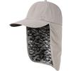 TOP-EX Cappellino da baseball impermeabile da uomo con patta per il collo, protezione UV, da donna, pieghevole, estivo, safari, escursionismo, outdoor, traspirante, regolabile, 94602_grigio pesce