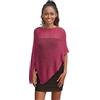 creazioni unique Poncho Coprispalle da Donna Elegante da Cerimonia o Sera - Poncho Donna Estivo e Primaverile in Rete di Viscosa Termica Profumato con Essenza di Fiore di Ciliegio