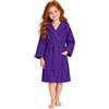 Dorian Home - Accappatoio Bambino Bambina in Microfibra Anallergico, Morbido, Leggero Salvaspazio Assorbente, Rapida Asciugatura con Cappuccio, Tasche, Cintura a Passanti e Gancio, Lavabile (no Stiro)