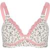 Zerodis Reggiseno Allattamento Senza Armatura Reggiseno Allattamento in Cotone Intimo Premaman Reggiseno di maternità per Le Donne Brassiere del Sonno(38/85-Pink)