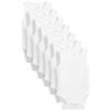 NEXT Unisex Bambino Confezione da 7 body a canotta per neonati in 100% cotone Bianco 2-3 anni