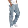 Volemo Pantaloni Cargo Uomo Larghi Elasticizzati Pantalone Tuta Elastico in Vita Tattici Sportivi Joggers Trekking Pantaloni