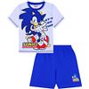 SONIC THE HEDGEHOG Let's Do This Short Gamer Cotton PJs Bambino Bianco, bianco, 8-9 Years