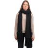 DALLE PIANE CASHMERE Sciarpa Donna Misto Alpaca - Nero