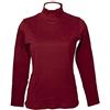 RAGNO Lupetto Donna Maglia Mezzo Collo Manica Lunga Caldo e soffice Cotone bio Articolo D274AZ BIO Cotton, 250 Granata, 5 - Quinta