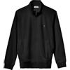 Coveri Felpa Giacca Pullover Aperta Uomo Sportiva con Cerniera Zip Intera Cotone (XXL - Nero)