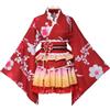 GRACEART Kimono donna rosso floreale taglia unica