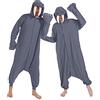 Dodheah Pigiama Unisex Tricheco Adulto Onesie Halloween Animale Cosplay Costume Natale Tuta Un Pezzo Sleepwear