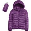 MJGkhiy Piumino Donna Invernale Curvy Leggero Giubbino Trapuntato Taglie Forti Puffer Jacket Casual Ripiegabile Piumini Imbottita Elegante Caldo Cappotto Autunnale Giacca Antivento Con Cappuccio