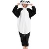chuangminghangqi Pigiama Pagliaccetto Tuta Animale Adulto Unisex Costume Onesie Sleepwear Tuta Indumento Notte Cappuccio Tutina Loungewear Caldo Dolce Festa Festa Serata