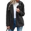 Peuignao Teddy Cappotto Lungo Donna Cappotto Ecopelliccia Oversize Donne Giacca Pile Lunga Donna Invernale Giacche Invernali Cappotti Lunghi Cappotto Peloso Pelliccia Ecologica Femminile Taglie Forti Nero S