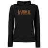 Settantallora - Felpa Cappuccio Donna T-Shirt Supporter Ultras Roma Si Il Feye No. Maglie celebrativa Conference League