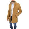 Evoga Cappotto Uomo Class Sartoriale Beige Cammello Giacca Soprabito Elegante (XXL, Beige Cammello)