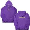 Silver Basic Jimin Viola Felpa con Cappuccio Seven with You Felpa Pullover Uomo Donna Moda Harajuku Felpe Hip Hop Streetwear M,Viola-2