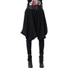 ELLAZHU, pantaloni invernali stile hippie, alla moda, taglia unica, da donna, codice articolo GY508 nero Taglia unica