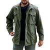 MERCH ATTIRE Giacca da Campo Militare Casual da Uomo Multitasche John Rambo M65 (Normale, Grande e Alta e Corta), 3XL