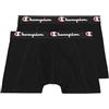 Champion Core X2, Boxer aderenti Uomo, Nero, XL