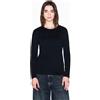 Armani Exchange Long Sleeve Strass Front Logo Print Regular Fit Maglietta Donna