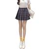 HOEREV Minigonna Pieghettata a Vita Alta Gonna Corta per Tennis Skateboard e Scuola per Donne e Ragazze EU 38 IT 44, L,girovita 76 cm