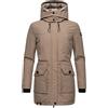 Navahoo Blizzardstorm - Cappotto corto invernale da donna, taglie XS-3XL, tortora grigio, L
