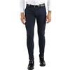 Ciabalù Pantaloni Uomo Invernali Eleganti in Cotone Caldo a Quadri Principe di Galles Pantalone Chino