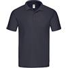 Fruit of The Loom - Polo da uomo, taglia XL, colore: Bianco Navy scuro xxl