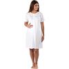Premamy - Camicia da Notte in Cotone per Donna (EU XXL)