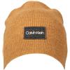 Calvin Klein Cappello Uomo CK Berretto con Logo Morbido e Caldo Articolo ZM0ZM02445, KCU Caramel, Unica - One Size