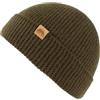 TOP-EX 100% lana merino Fisherman Beanie uomo e donna, maglia elasticizzata, caldo berretto invernale per attività all'aperto, M-XXL, Urban Olive, XL/XXL