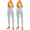 sesto senso Calzamaglia Lunga Uomo Cotone 2 Pack Biancheria Intima Pantaloni Termici Funzionali (L, Bianco)