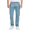 Lorenzo Loren Jeans da uomo effetto usato, con vestibilità regolare, larghezza da 72-112 cm e lunghezza da 76-97 cm