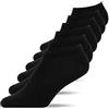 Snocks 6 Paia Calze Sneaker Traspiranti in Cotone Organico per Uomo e Donna - Taglie 35-50