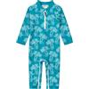 weVSwe Costume da Bagno per Bambini UPF 50+ Rash Guard a Maniche Lunghe con Cerniera sul Cavallo