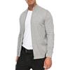 Indicode Uomini Lau Cardigan | Maglia Aperta con Collo Alto in 80% Cotone