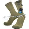 Dexshell Ultra Thin Crew Calzini ultra sottili - Verde oliva - Large Uomo