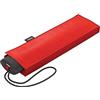 Knirps Ombrello Is.050 con tasca per ombrelli colorata - Piccolo ombrello per viaggiare, apribile a mano, ombrello tascabile, resistente alle tempeste e leggero - Mini ombrello, Colore: rosso, S