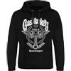 Gas Monkey Garage Licenza Ufficiale Big Piston Felpa con Cappuccio epico