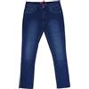 Fantasy Jeans Lungo Leggero Calibrato Taglia Grande Elasticizzato Cotone Uomo