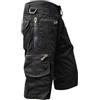 MJGkhiy Pantaloncini Cargo Uomo Lavoro Estivi Pantaloncini Tattici con Multi-Tasca Eleganti Pantaloni da Lavoro Corti Taglie Forti Bermuda Cargo Uomo Militari Baggy Cargo Shorts