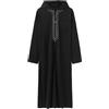 RUMAOZIA Abbigliamento arabo Uomo Abiti Musulmani Uomo Crew Collo Alto Thobe Manica Lunga Preghiera Arabo Caftano Musulmano Camicia Da Notte Lungo Pigiama Islamico Abbigliamento da preghiera Ramadan
