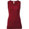 Engel Maglia lunga da donna, in lana e seta, naturale, 2 colori, malva, S