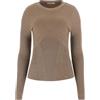 GUESS Donna Maglione A Girocollo W5YR08Z0040 Viscosa Beige Scuro M