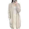 Ailaile 100% lana merino lavorato a maglia cardigan da donna cappotto spesso con tasche giacca autunno inverno