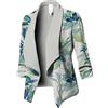 MJGkhiy Blazer Donna Elegante Corto Aperto Davanti Colletto Cappotto Coprispalle Giacca da Ufficio Carriera Tailleur Giacca Cardigan Gilet OL Giacca Cardigan Blazer Donna Corto Fantasia