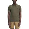 Fred Perry Twin Tipped Fred Perry Shirt M3600 Color LRLWGR/LGIC/TBLU