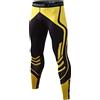 Ruowuhen Leggings Sportivi Uomo Pantaloni a Compressione, Asciugatura Rapida Calzamaglia Base Layer Tights for Gym Jogging Running