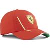 PUMA Cappellino per Bambini della Squadra Scuderia Ferrari 2024 Rosso velocità - Taglia Unica