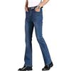 PHJTOMK Jeans da uomo con fondo a campana anni '60 anni '70 pantaloni retrò slim fit svasati pantaloni in denim pantaloni a campana pantaloni elasticizzati jeans party casual