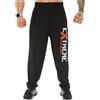 BIG SAM SPORTSWEAR COMPANY Pantaloni della tuta larghi da uomo con tasche, pantaloni da palestra vecchio stile, vestibilità rilassata
