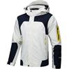 PADOLA Giacca Uomo con Cappuccio Due Colori con Tasche Resistente al Vento Leggera Casual Sportiva(Beige,XXL)